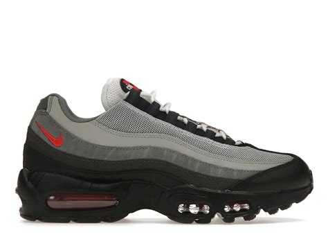 Nike Air Max 95 Track Red Smoke Grey Men's 